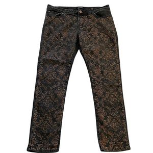 Jane Doe Faded Black/Grey Printed Skinny Jeans 17